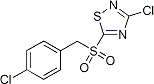 PI-23681 3-Chloro-5-(4-chlorobenzylsulfonyl)-1,2,4-thiadiazole (444791-19-9)