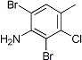 PI-23710 3-Chloro-2,6-dibromo-4-methylaniline (84483-22-7)