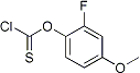 PI-23722 2-Fluoro-4-methoxyphenyl chlorothioformate (Not available)