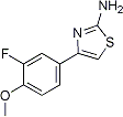 PI-23726 4-(3-Fluoro-4-methoxyphenyl)thiazol-2-ylamine (716-75-6)