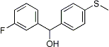 PI-23785 3-Fluoro-4'-(methylthio)benzhydrol (844683-72-3)