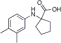 PI-23909 1-(3,4-Dimethylphenylamino)cyclopentanecarboxylic acid (Not available)