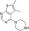 PI-23974 5,6-Dimethyl-4-piperazinothieno[2,3-d]pyrimidine (Not available)