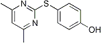 PI-23988 4-[(4,6-Dimethylpyrimidin-2-yl)thio]phenol (107718-34-3)