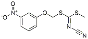 PI-24063 Methyl [(3-nitrophenoxy)methyl]cyanocarbonimidodithioate (120958-23-8)