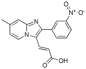 PI-24707 3-[7-Methyl-2-(3-nitrophenyl)imidazo[1,2-a]pyridin-3-yl]acrylic acid (Not available)