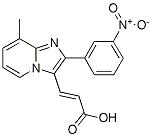 PI-24708 3-[8-Methyl-2-(3-nitrophenyl)imidazo[1,2-a]pyridin-3-yl]acrylic acid (Not available)