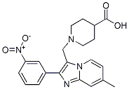PI-24710 1-[7-Methyl-2-(3-nitrophenyl)imidazo[1,2-a]pyridin-3-ylmethyl]piperidine-4-carboxylic acid (Not available)