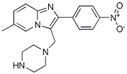 PI-24716 6-Methyl-2-(4-nitrophenyl)-3-piperazin-1-yl-methylimidazo[1,2-a]pyridine (Not available)