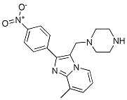 PI-24717 8-Methyl-2-(4-nitrophenyl)-3-piperazin-1-yl-methylimidazo[1,2-a]pyridine (Not available)