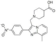 PI-24721 1-[8-Methyl-2-(4-nitrophenyl)imidazo[1,2-a]pyridin-3-ylmethyl]piperidine-4-carboxylic acid (Not available)