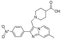 PI-24723 1-[7-Methyl-2-(4-nitrophenyl)imidazo[1,2-a]pyridin-3-ylmethyl]piperidine-4-carboxylic acid (Not available)