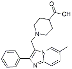 PI-24735 1-(6-Methyl-2-phenyl-imidazo[1,2-a]pyridin-3-yl-methyl)piperidine-4-carboxylic acid (Not available)