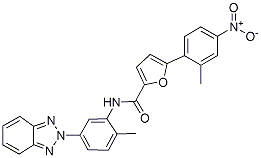 PI-24781 5-(2-Methyl-4-nitrophenyl)furan-2-carboxylicacid [2-(3-chloro-4-methyl-phenyl)-2H-benzotriazol (Not available)