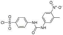 PI-24784 4-[3-(3-Methyl-4-nitrophenyl)ureido]benzenesulfonyl chloride (Not available)