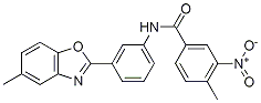 PI-24803 4-Methyl-N-[3-(5-methyl-benzooxazol-2-yl)phenyl]-3-nitrobenzamide (Not available)