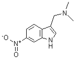PI-25799 3-(Dimethylaminomethyl)-6-nitroindole (6954-87-6)