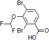 PI-28283 2,4-Dibromo-3-(difluoromethoxy)benzoic acid (223595-28-6)