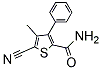 PI-29866 5-Cyano-4-Methyl-3-Phenyl-2-Thiophenecarboxamide (70541-99-0)