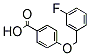 PI-30585 4-[(3-Fluorobenzyl)oxy]benzenecarboxylic acid (405-85-6)