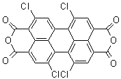 PI-31452 1,6,7,12-Tetrachloro-3,4,9,10-tetraanhydrideperylene (156028-26-1)