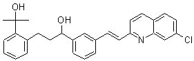 PI-31959 2-(2-(3(S)-(3-(2-(7-Chloro-2-quinolinyl)ethenyl)phenyl)- 3-hydroxypropyl)phenyl)-2-propanol (142569-70-8)