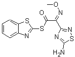 PI-32055 S-2-Benzothiazolyl (Z)-2-(5-amino-1,2,4-thiadiazol-3-yl)-2-methoxyimino thioacetate (89604-91-1)