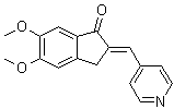 PI-32163 5,6-Dimethoxy-2-(pyridin-4-ylmethylene)-2,3-dihydro-1H-inden-1-one (4803-74-1)