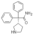 PI-32336 (S)-2,2-Diphenyl-2-(pyrrolidin-3-yl)acetamide (133099-11-3)