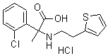 PI-32555 D-(+)-Methyl-a-(2-thienylethamino)(2-chlorophenyl)acetate hydrochloride (141109-19-5)