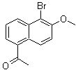 PI-32772 1-(5-Bromo-6-methoxynaphthalen-1-yl)ethanone (Not available)