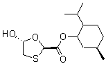 PI-32915 (1R,2S,5R)-Menthyl-5R-hydroxy-[1,3]-oxathiolane-2R-carboxylate (147126-73-6)
