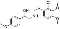 PI-33379 N-[2-Hydroxy-2-(4-methoxyphenyl)ethyl]-2-(2-chloro-3,4-dimethoxyphenyl)ethylamine (71636-38-9)