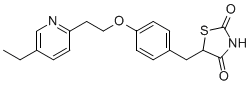 PI-33387 5-[[4-[2-(5-Ethyl-2-pyridinyl)ethoxy]phenyl]methyl]-2,4-Thiazolidinedione (627502-58-3)