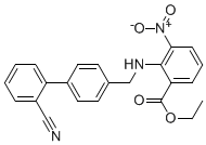 PI-33417 Ethyl-2-[[(2'-cyanobiphenyl-4-yl)methyl]amino]-3-nitrobenzoate (136285-67-1)