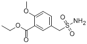 PI-33421 Ethyl 2-methoxy-5-(sulfamoylmethyl)benzoate (33045-53-3)