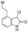 PI-33612 4-(2-Bromoethyl)-3-chloro-1,3-dihydro 2H-indol-2-one (120427-95-4)