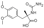 PI-33732 (s)-2-(Aminocarbonyl)-amino-3-(3,4-dimethoxyphenyl)-2-methylpropanoic acid (28861-00-9)
