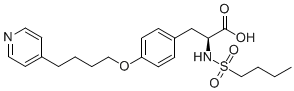 PI-33974 N-(Butylsulfonyl)-O-[4-(4-pyridinyl) butyl]-L-tyrosine (149490-61-9)