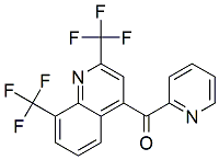 PI-34648 (2,8-Bis(trifluoromethyl)quinolin-4-yl)(pyridin-2-yl)methanone (35853-55-5)