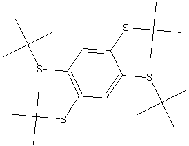 PI-34755 1,2,4,5-Tetra-t-butylthiobenzene (447463-65-2)