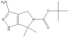 PI-35015 3-Amino-5-(tert-butoxycarbonyl)-6,6-dimethyl-4,6-dihydro-1H-pyrrolo[3,4-c]pyrazole (398491-61-7)