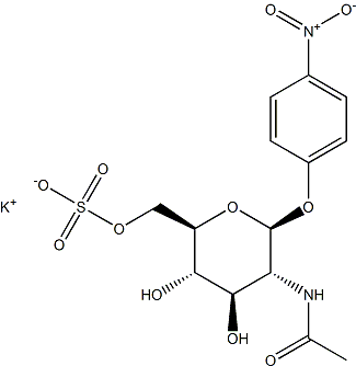 PI-35583 4-Nitrophenyl 2-acetamido-2-deoxy-β-D-glucopyranoside-6-sulfate potassium salt (80095-44-9)