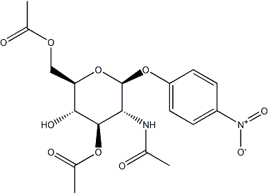 PI-35619 4-Nitrophenyl2-acetamido-3,6-di-O-acety-2-deoxyl-b-D-glucopyranoside (61891-87-0)