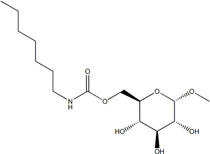 PI-35637 Methyl 6-O-(N-heptylcarbamoyl)-α-D-glucopyranoside  (115457-83-5)
