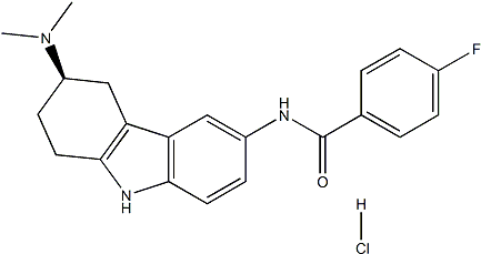 PI-35945 N-[(3R)-3-(dimethylamino)-2,3,4,9-tetrahydro -1H-carbazol-6-yl]-4-fluoro-benzamide HCl (186544-26-3)
