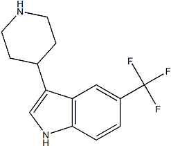 PI-36205 3-(4-piperidinyl)-5-(trifluoromethyl)-1H-indole  (959236-45-4 )