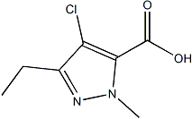 PI-36279 4-Chloro-3-ethyl-1-methyl-1H-pyrazole-5-carboxylic acid (127892-62-0)