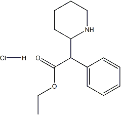 PI-36438 a-Phenyl-2-piperidineacetic acid ethyl ester  hydrochloride (19716-79-1)