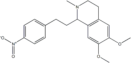 PI-36510 1-(4-Nitrophenethyl)-6,7-dimethoxy-2-methyl-1,2,3,4-tetrahydroisoquinoline  (63937-57-5)